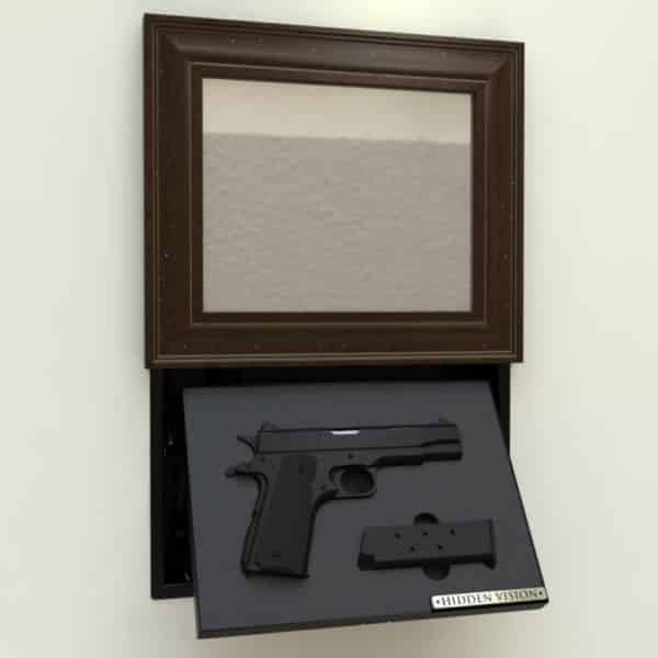 M9 Picture frame wall concealment Non Motorized Open