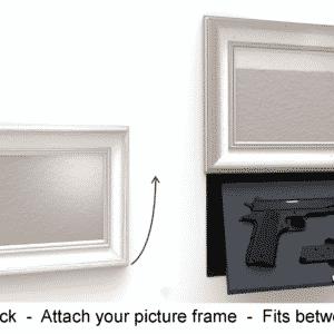 'M9' In-wall concealment - MANUAL w/ Hidden Lock-0